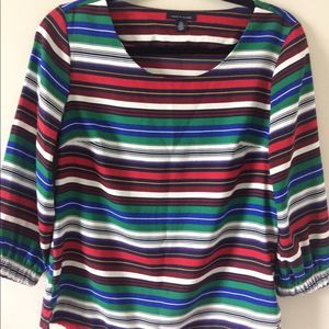 Tommy Hilfiger Blouse Striped Multicolor Size S/P